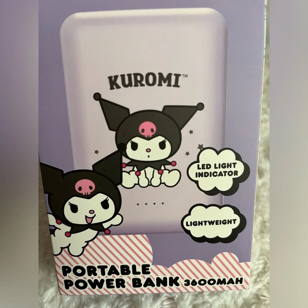 Kuromi Portable Powerbank 3600mah new in box